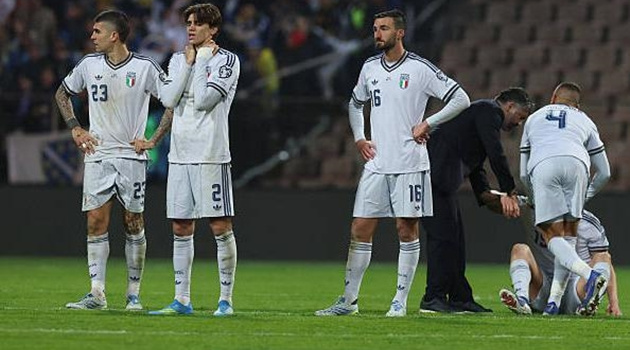 Trận thua Bosnia phơi bày sự mục rỗng của bóng đá Ý