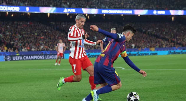Pedri dính chấn thương gân kheo ở trận thua Atletico