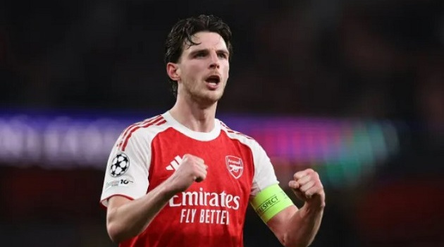 Arsenal lo sốt vó về Declan Rice trước trận gặp Man City