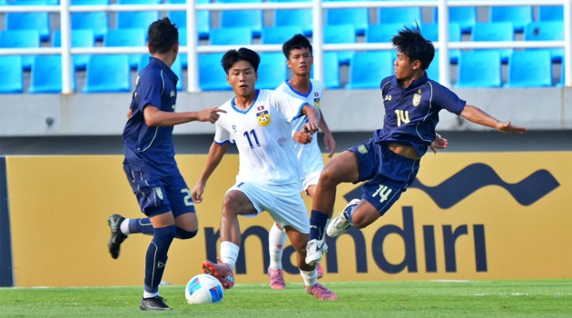 U17 Thái Lan rời giải đầy cay đắng sau trận thua U17 Lào