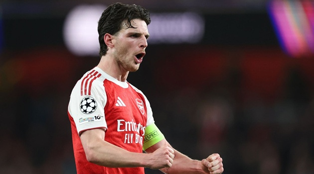 Rice tuyên bố Arsenal sẽ tạo địa chấn tại Etihad