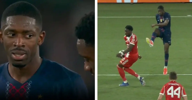 Dembele tấu hài vụ Davies chạm tay và lập cú đúp