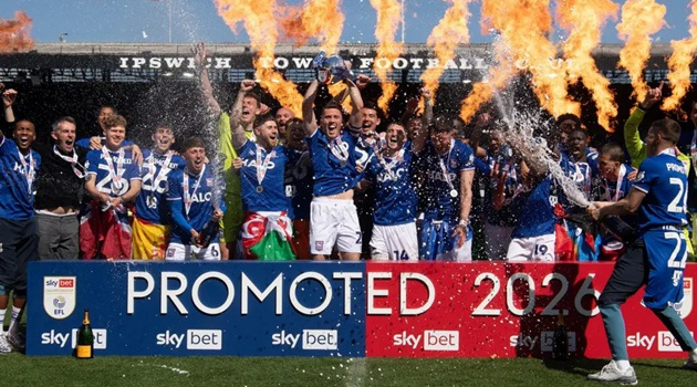 Ipswich Town sẵn sàng xóa dớp đội bóng thang máy ở Ngoại hạng Anh
