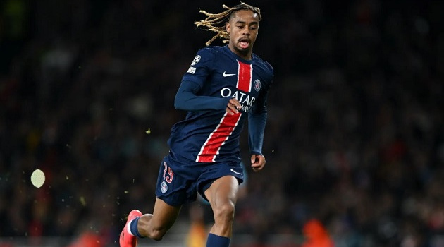 Arsenal tiếp cận Bradley Barcola của PSG