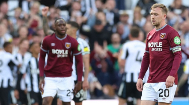 Thua Newcastle United, West Ham đối mặt nguy cơ lớn rớt hạng