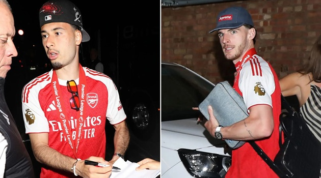 Dàn sao Arsenal náo loạn hộp đêm London sau khi nâng cúp