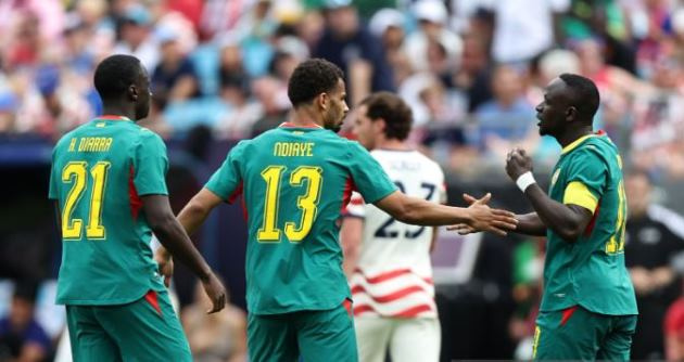 Mane lập cú đúp không cứu nổi Senegal trước Mỹ