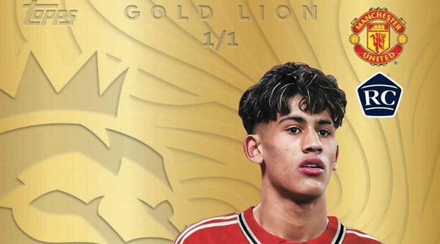 JJ Gabriel nhận thẻ vàng 24 carat sau kỷ lục tại Man Utd