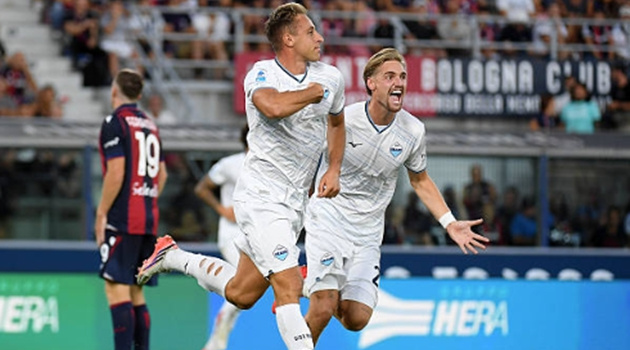 Lazio hạ gục Bologna nhờ pha lập công của Frattesi