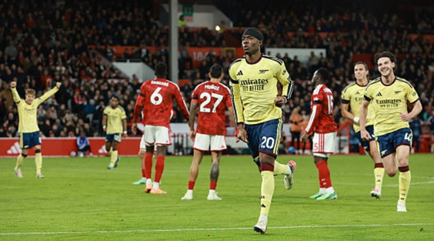 Arteta hết lời khen Madueke sau trận thắng Nottingham