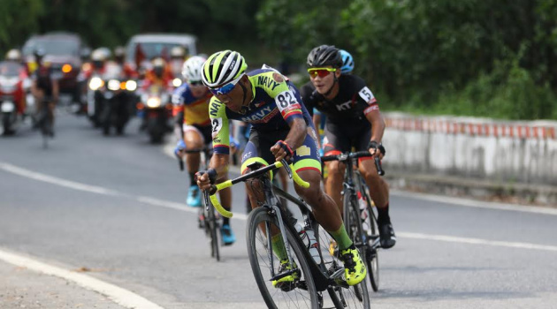 Chặng 7 Giải xe đạp Quốc tế VTV: Chinh phục đỉnh đèo đầy ấn tượng của các tay đua ngoại binh