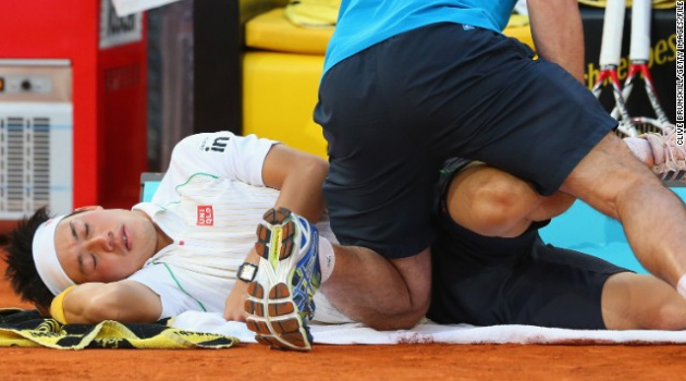 Vận rủi đeo bám khiến Nishikori bỏ Barcelona Open