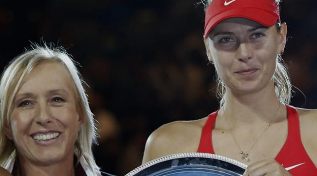 Huyền thoại quần vợt nữ giải vây cho Sharapova