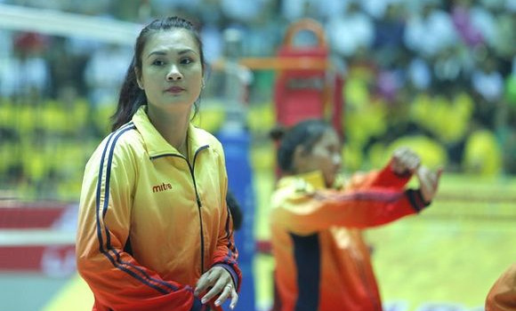 Hoa khôi bóng chuyền Kim Huệ giã từ ĐTQG