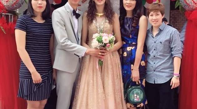 Hoa khôi bóng chuyền Long An lên xe hoa