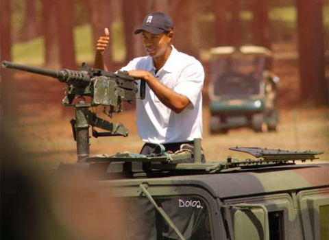 'Tiger Woods từng muốn trở thành đặc nhiệm Mỹ'