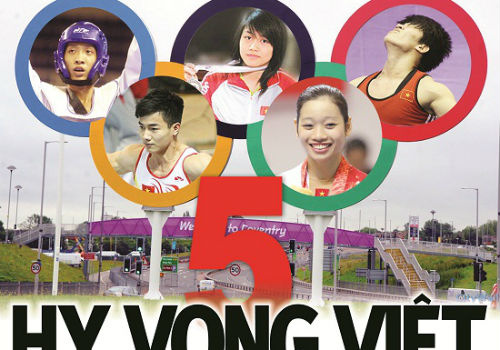 Hôm nay khai mạc Olympic 2012: 5 hy vọng giành HC Việt