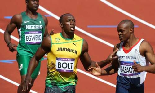 “Tia chớp” Usian Bolt dễ dàng về nhất