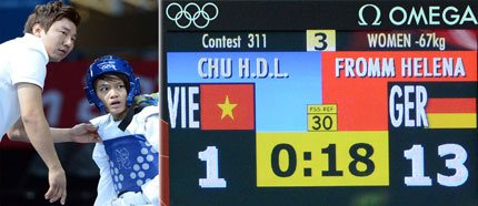 Trắng tay với Olympic London