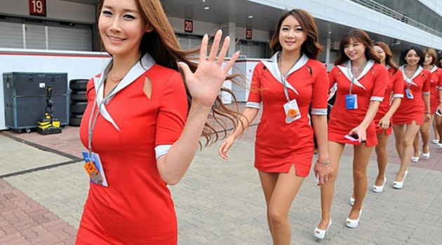 Mỹ nhân Hàn thiêu đốt Korean GP