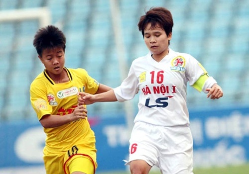 Lượt đi giải bóng đá nữ VĐ Quốc Gia Thái Sơn Bắc 2013: Hà Nội 1 quá mạnh