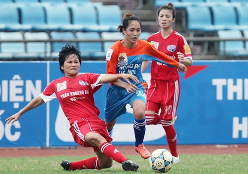 Lượt đi giải bóng đá nữ VĐQG Thái Sơn Bắc 2013: Hà Nam giúp Hà Nội 1 vô địch lượt đi