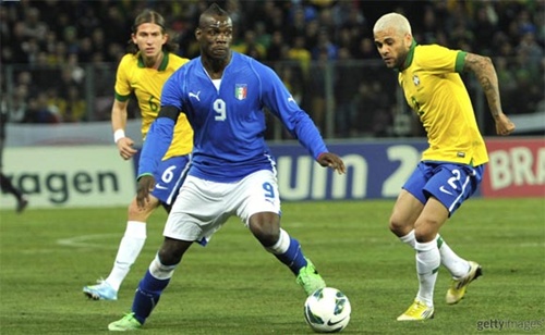 Italia vượt trội Brazil, nhưng…