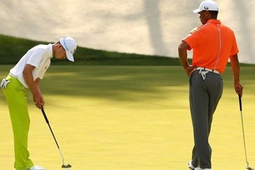 Golf thủ 14 tuổi được Tiger Woods kèm cặp ở Masters