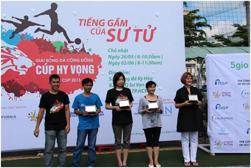 Sư tử đã cất tiếng gầm cùng Cúp Hy Vọng