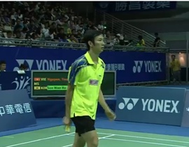 Video Trực tiếp chung kết Đài Loan mở rộng 2013: Tiến Minh vs Wan Ho Son