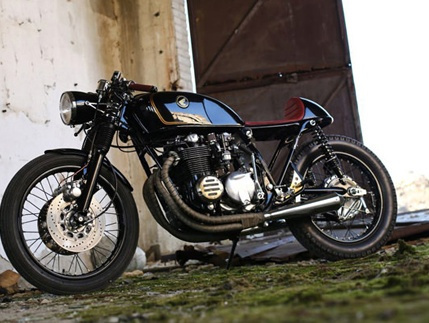 Honda CB550 cafe racer bí hiểm