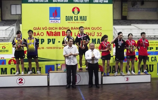 Giải vô địch bóng bàn toàn quốc 2014: Sự trở lại của cựu vô địch