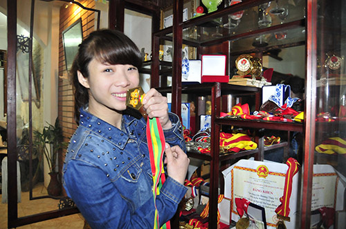 Chuyện giờ mới kể về ước mơ “Cô gái vàng” Thuý Vi