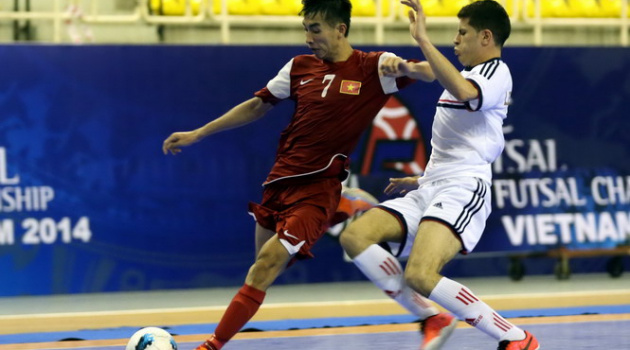 Futsal Việt Nam đè bẹp Philippines 11-1 ở giải Đông Nam Á 2014