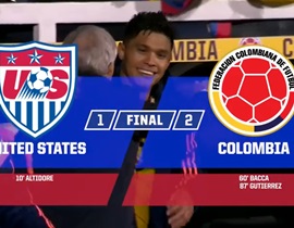 Video: Lee Nguyễn vào sân muộn, ĐT Mỹ thất thủ 1-2 Colombia