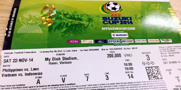 Giá vé AFF Cup, con bò và bài toán hại não