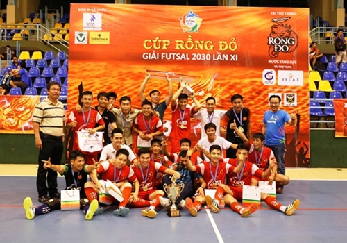 Kết thúc giải Futsal 2030 năm 2014: Tân Hiệp Hưng FC và Lê Bảo Minh lên ngôi