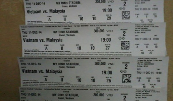 Giá vé vào sân Mỹ Đình cao bậc nhất trong lịch sử AFF Cup