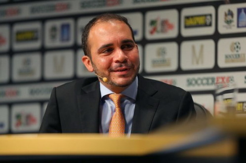 Hoàng tử Jordan tranh cử chủ tịch FIFA với ông Blatter