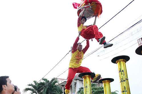 Lịch biểu diễn lân sư rồng của các đoàn ở TP.HCM