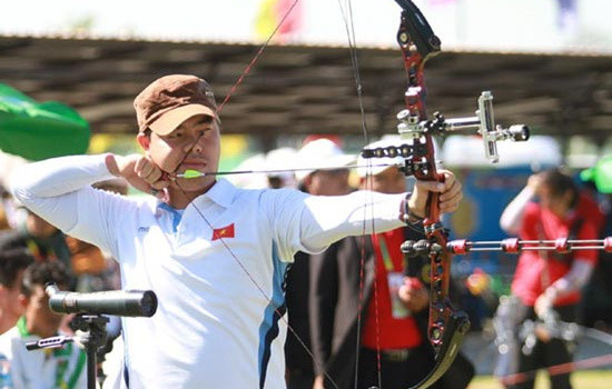 Đội bắn cung Việt Nam thi đấu World Cup bắn cung 2015