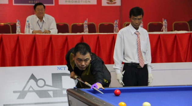 Giải Billiards Carom 3 băng quốc tế Bình Dương 2015: Đương kim vô địch bị loại