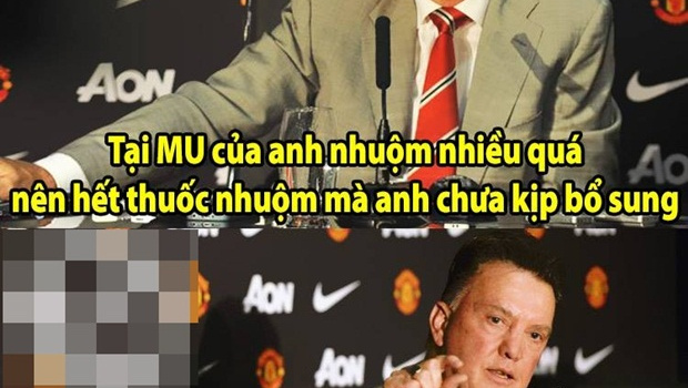 Ảnh chế: M.U thua PSG vì... hết thuốc nhuộm