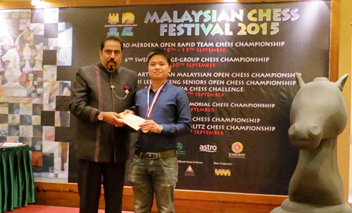 Việt Nam giành 1 HCV, 3 HCB, 1 HCĐ Giải cờ vua Malaysia mở rộng