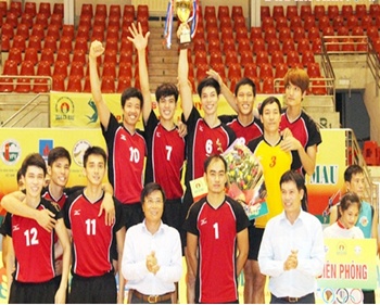 Bóng chuyền nam Biên Phòng: Sức mạnh từ sự đoàn kết