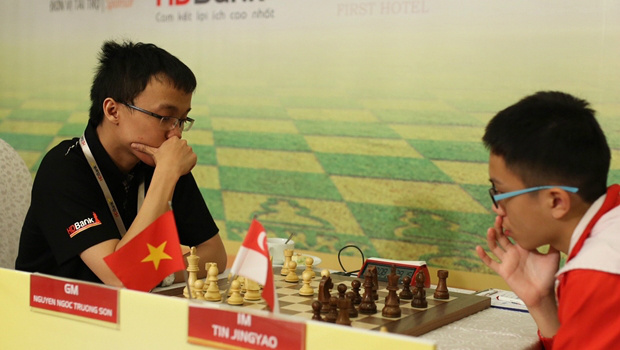 Ván 2 Giải cờ vua quốc tế HD Bank lần 6: Trường Sơn, Thanh An gây ấn tượng mạnh