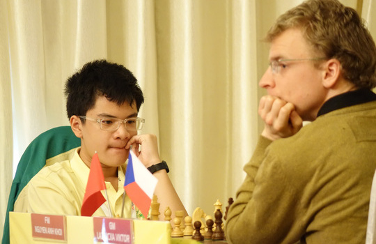 Giải Cờ vua đồng đội châu Á: Ấn tượng Anh Khôi