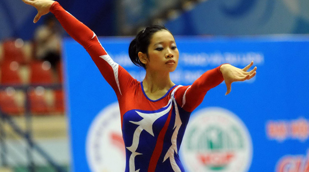 Hà Thanh giành huy chương bạc cầu thăng bằng thế giới