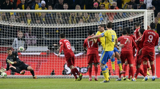 Góc Thụy Điển: Cần lắm những pha sút phạt của Ibrahimovic