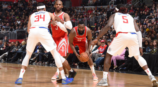 Ảnh nóng NBA: LA Clippers trở thành nạn nhân tiếp theo của Houston Rockets